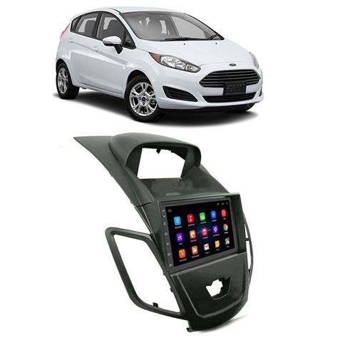 Kit Central Multimídia Android Ford Fiesta 2012 2013 2014 2015 2016