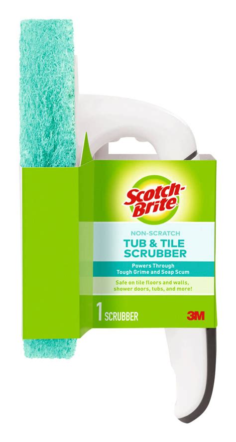 Scotch Brite Non Scratch Handheld Bathroom Scrubber