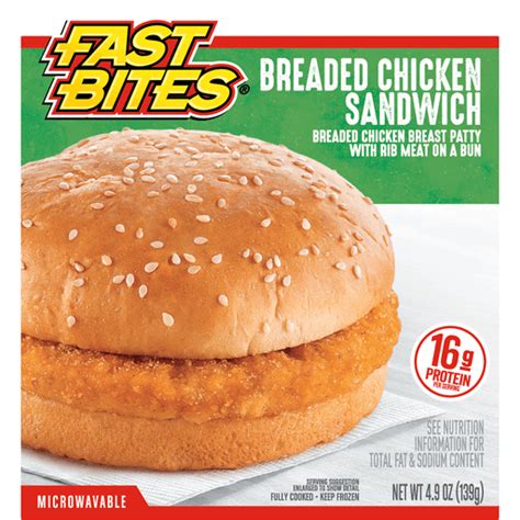 Fastbitesr Breaded Chicken Sandwich Caseys Foods