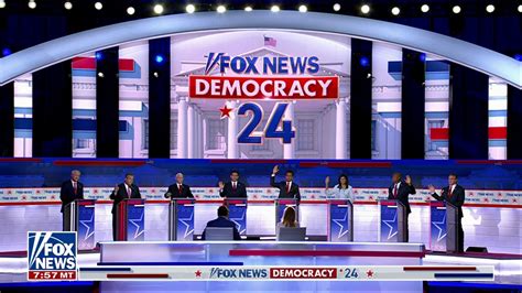 Gop Candidates Give A Show Of Hands If They Would Support Trump If
