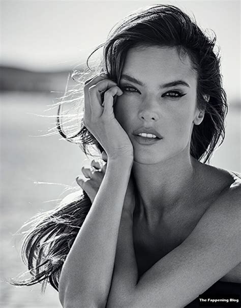 Alessandra Ambrosio Displays Her Nude Breasts As She Poses Topless For A New Book 15 Photos
