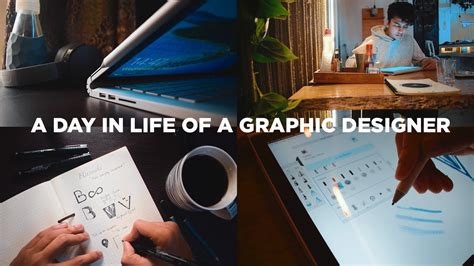 A Day In Life Of A Graphic Designer Youtube