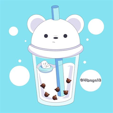 Hizaya13 On Instagram Milk Flavour With Bear Boba For Icebear