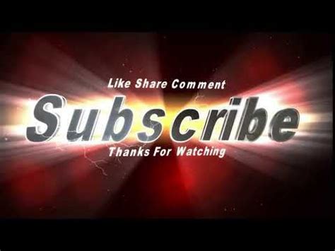 A versatile call to action screen for your facebook and youtube videos. Subscribe Like Share comment video free download YouTube ...