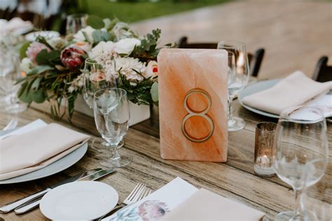 Wedding Table Numbers 35 Inspirational Designs