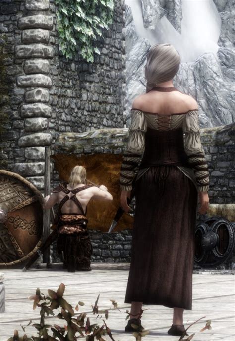 Skyrim Game Hentai Clothed Nord White Hair The Elder Scrolls