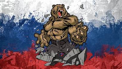 Russia Flag Bears Wallpapers Desktop Mobile