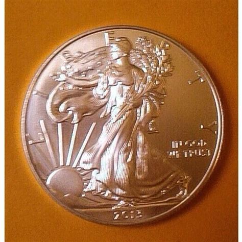 2013 American Silver Eagle Dollar Uncirculated Full 1 Troy Ounce 999