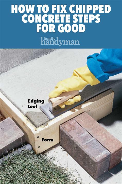 It provides a good adhesive bet. How to Fix Chipped Concrete Steps for Good | Concrete ...