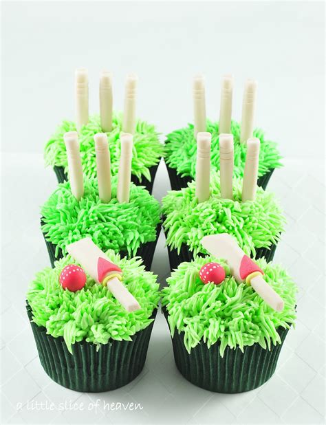 A Little Slice Of Heaven Cricket Cupcakes