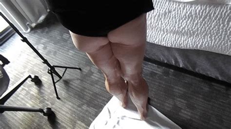 fan admires tempest while in thong tempest muscular calves clips4sale