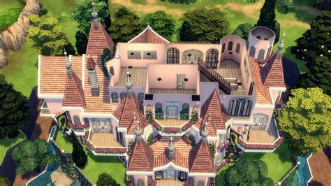 Sims 4 Ccs The Best Fairytale Castle By Melly