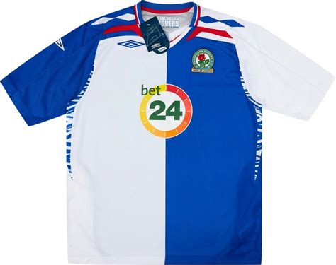 Blackburn Rovers New 0708 Umbro Home Football Kit Football Shirt