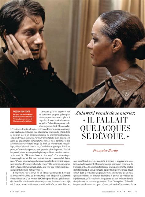 Magazines The Charmer Pages Romy Schneider For Vanity Fair France