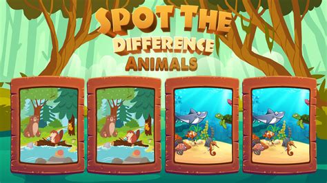 Spot The Difference Animals — Play Spot The Difference Animals