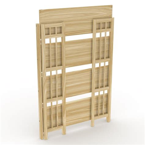 Stony Edge Folding Bookcase Easy Assembly Bookshelf For