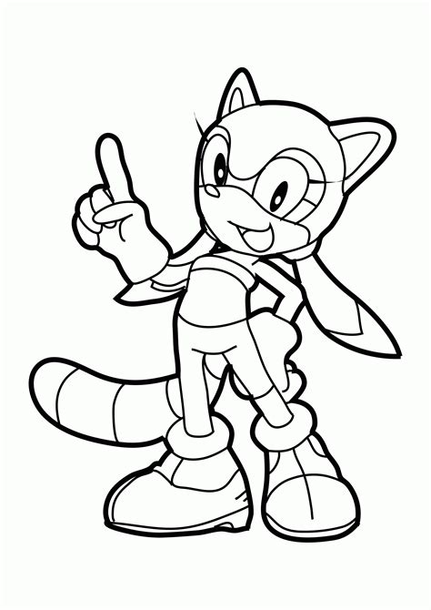 Free Sonic The Hedgehog Coloring Pages Tails Download Free Sonic The