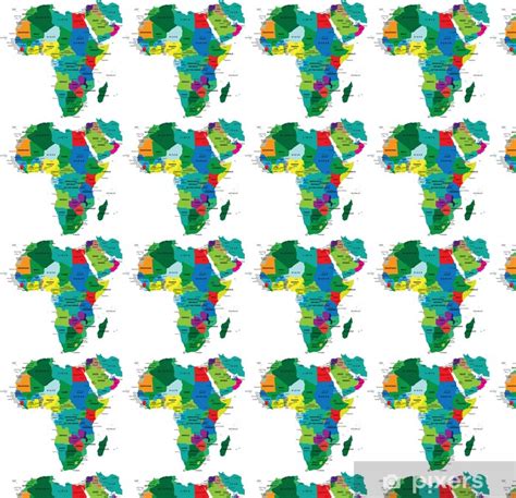 Tapeta Polityczna Mapa Afryki Pixerspl