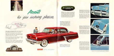 1952 Mercury Brochure Page 11 Mercury Brochure Car Brochure