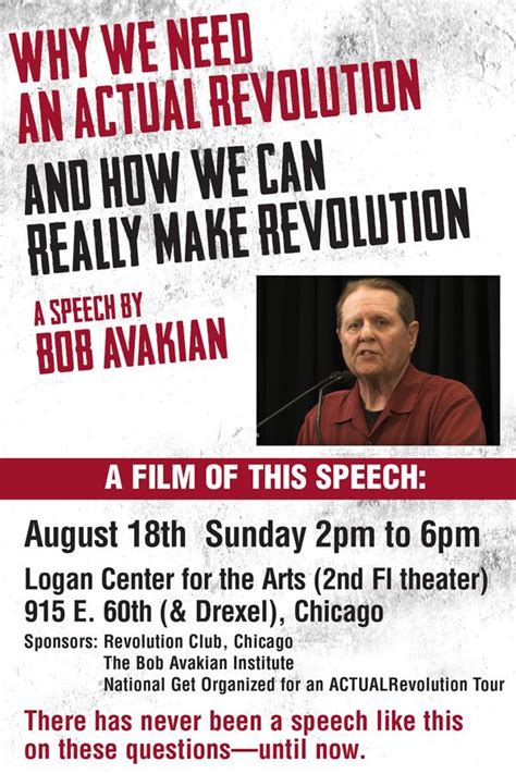 chicago showing of why we need an actual revolution and how we can really make revolution a