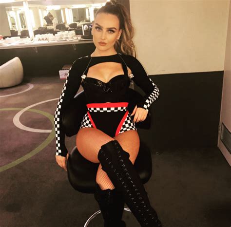 Little Mix Perrie Edwards Flashes Cleavage In Boob Spilling Instagram Snap Daily Star