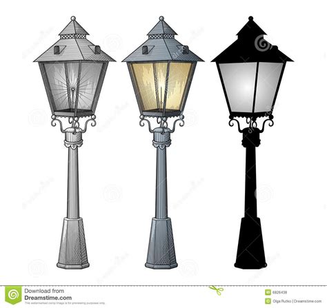 Street Lamp Vector Stock Vector Illustration Of Iron 6826438