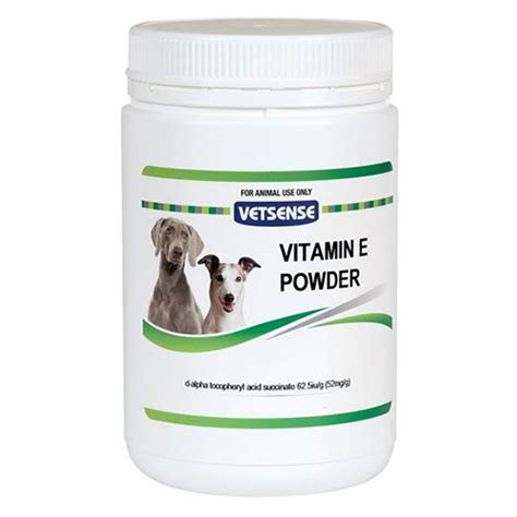Vitamin e is a blanket term for eight different naturally occurring nutrients—four different tocopherols (these two chelated, synthetic forms of vitamin e are frequently found in dietary supplements due to for most of our nutrient ratings, we adopted the government standards for food labeling that are. VetSense Vitamin E Powder for Dog : Buy VetSense Vitamin E ...