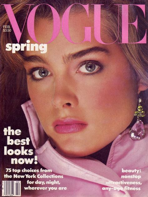Brooke Shields Throughout The Years In Vogue With Images Vintage
