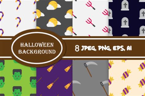 Halloween Seamless For Your Diy Graphic By Brown Cupple Design