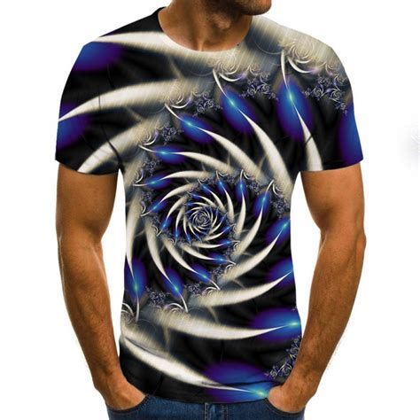 Vertigo Hypnotic 3d Tee Shirt Mens Summer T Shirts Mens Tee Shirts Unisex Clothes
