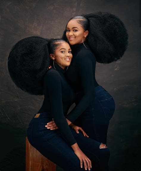 The Two Beautiful Nigerian Afro Twins Photo Shoot By Big H Studios