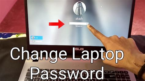 How To Change Laptop Password Laptop Password Change Youtube