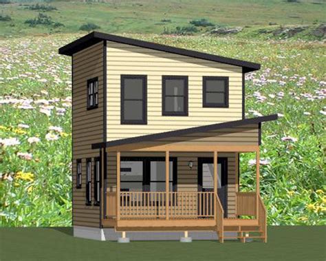 16x16 House 1 Bedroom 15 Bath 478 Sq Ft Pdf Floor Plan Instant