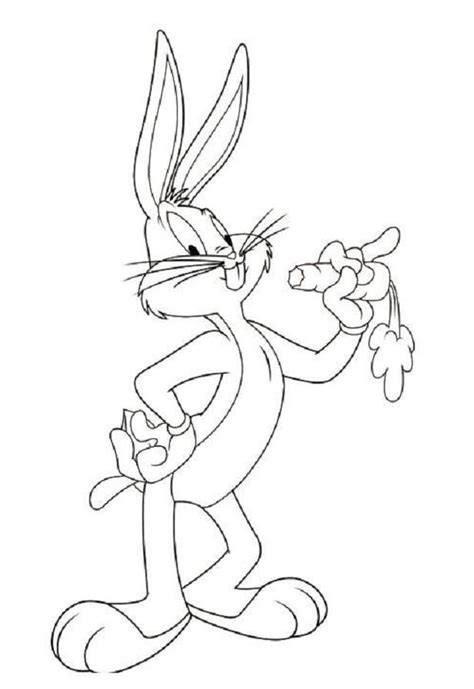 123 Dessins De Coloriage Bugs Bunny à Imprimer Sur Page 10