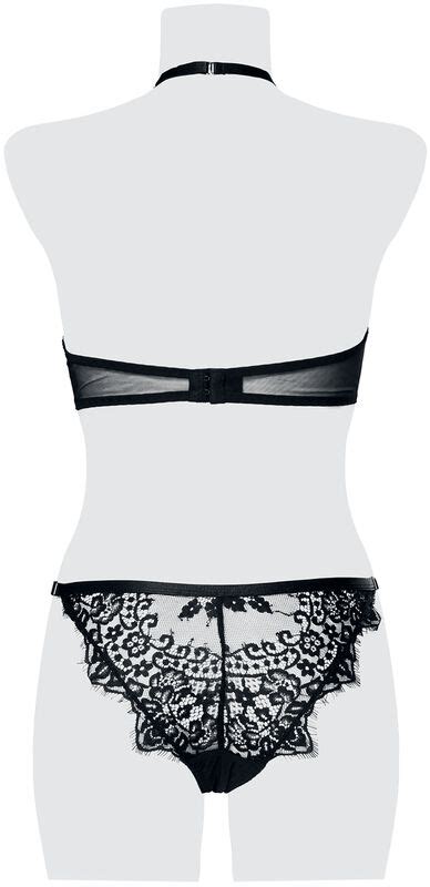 2 Part Lace Cami Set Grey Velvet Underwear Emp