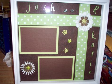 Deacidification sprays such as archiver's mist are available at most scrapbook stores. wedding gift idea using scrapbook frame and other ...