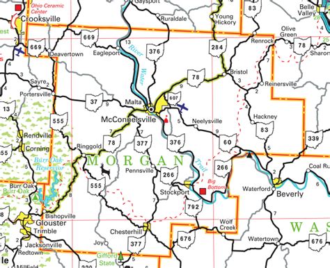 Ohio Macro Corridor Highway System Map