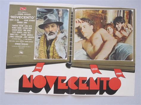 Novecento Original Italian Publicity Poster By Bernardo Bertolucci