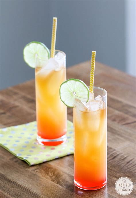 Rum Punch Summer Cocktails Cocktail Drinks Cocktail Recipes Alcoholic Drinks Beverages