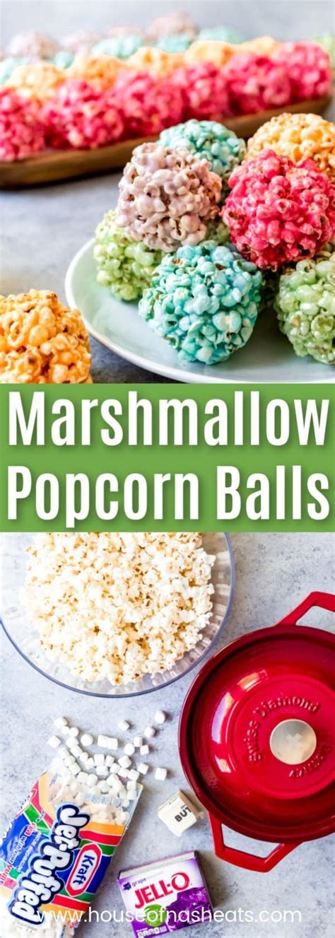 Easy Marshmallow Popcorn Balls House Of Nash Eats