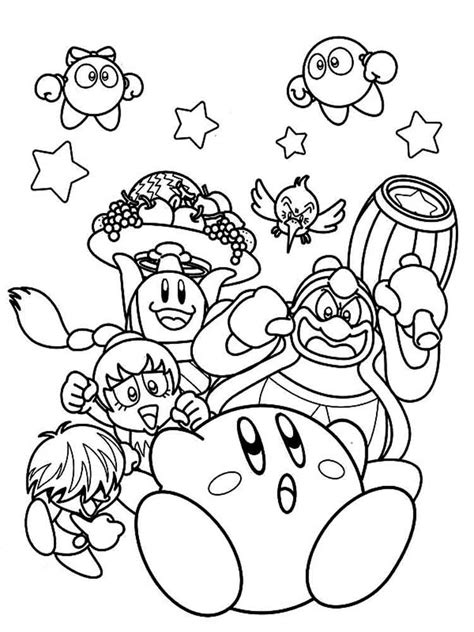 Kirby Coloring Pages At Free Printable Colorings