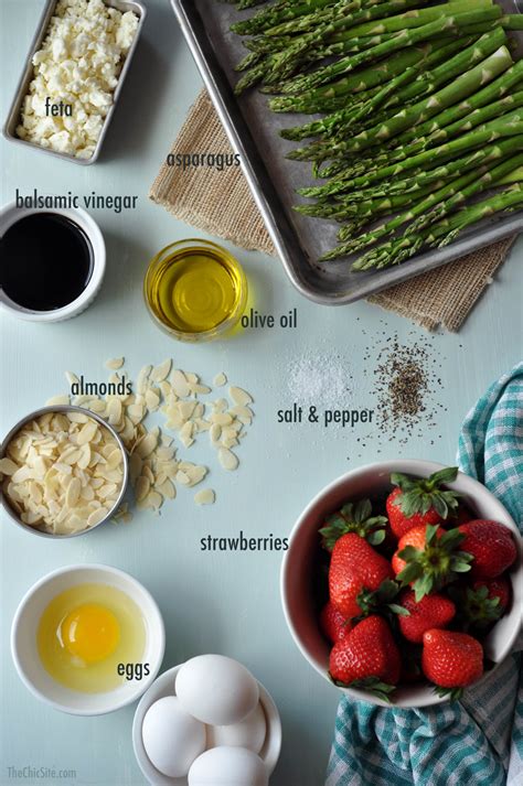 Ingredients For Roasted Asparagus Salad Rachel Hollis