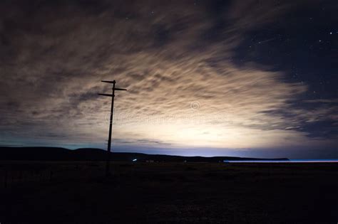 Night Photo Taken At Patagonia Argentina Stock Photo Image Of Dark