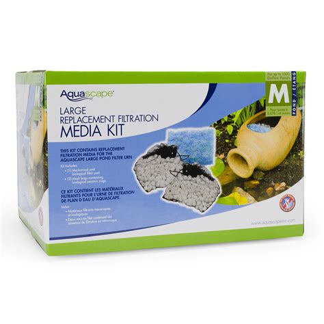 Aquascape is a leading manufacturer of pond supplies, pond kits, and water features. Aquascape Large Pond Filter Urn Media Replacement Kit ...