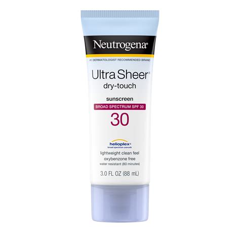 Neutrogena Ultra Sheer Dry Touch Spf 30 Sunscreen Lotion 3 Fl Oz