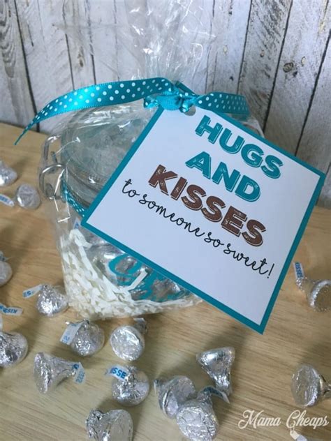 Hugs And Kisses T Idea Free Printable Tag Mama Cheaps