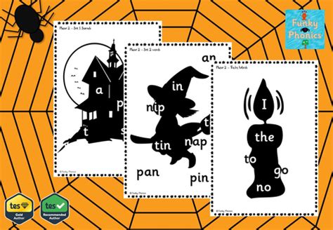 Phonics Phase 2 Halloween Phonic Sheets Teaching Resources