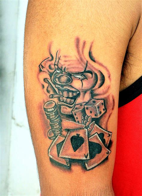 Top 87 playing card & poker tattoo ideas 2020 inspiration guide. 50 Joker Tattoo Designs and Meaning Explained! - Tats 'n' Rings