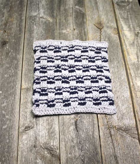 Woven Double Thick Cotton Crochet Pot Holder Pattern A More Crafty Life