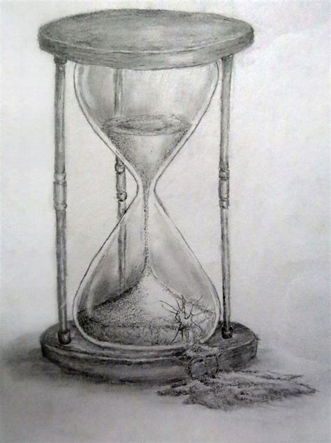 Image Result For Broken Hourglass Drawing Hourglass Drawing